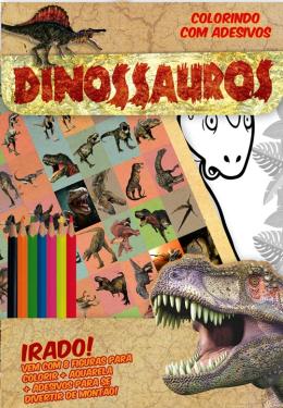 Dinossauros - Colorindo com adesivos - Ed. Online