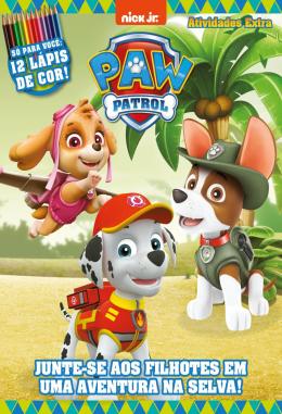 Livro de Atividades Patrulha Canina  Lister - Livro de Atividades - Paw  Patrol - Números em Inglês - 12 Folhas - 420 x 295 mm - Editora Online - Patrulha  Canina - Patrulha Canina