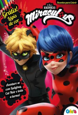 Livro para Colorir Miraculous Ladybug com Aquarela - Livros de  Entretenimento - Magazine Luiza