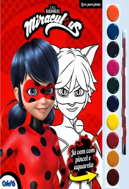 LADYBUG LIVRO PARA PINTAR COM AQUARELA