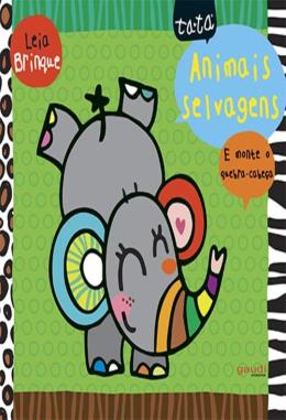 Animais selvagens: livro com quebra cabeça