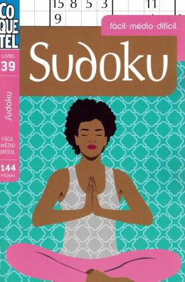 Livro Sudoku Ed. 03 - Médio/Difícil - Com Números Grandes - Só