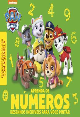 Livro Aquarela Para Pintar Patrulha Canina Paw Patrol