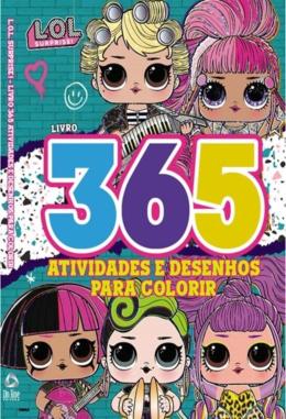 Capa Livro Colorir Lol Surprise + 20 folhas (Arte Digital)