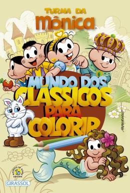 Livro de colorir Turma da Mônica