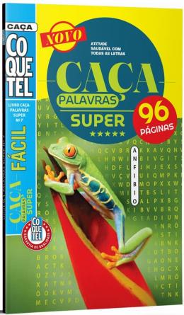 Livro Coquetel Caça Palavras Jumbo Fácil- 3 no Shoptime