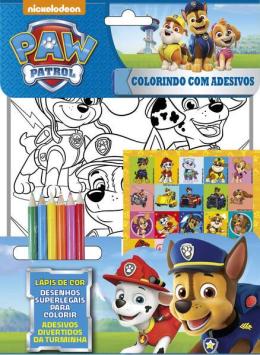 Patrulha Canina Colorindo Com Adesivos - 4ª Ed - 9786555477436