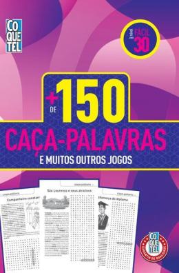 Kit Com 03 Caça Palavras Livro Fácil Coquetel