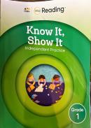 INTO READING KNOW IT SHOW IT GRADE 1