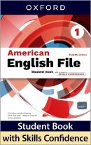 AMERICAN ENGLISH FILE 1 SB W/SC PK - 4TH ED.