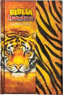 BIBLIA AVENTURA PARA CRIANCAS, NVI, CAPA DURA COM FECHAMENTO EM IMA, TIGRE, LEITURA PERFEITA