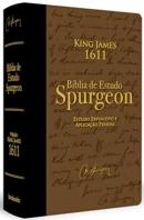 BIBLIA KING JAMES FIEL 1611 - FIEL ESTUDO SPURGEON -  MARROM/PRETO  PU IMPORTADO